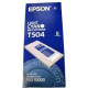 Epson Light Cyan Photo-Dye Inkjet Cartridge (500 ml) - TAA Compliance T504011