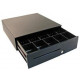 APG T520-BL1616 Cash Drawer - 5 Bill - 5 Coin - Steel - Black - 4.9" Height x 16" Width x 16.8" Depth - TAA Compliance T520-BL1616