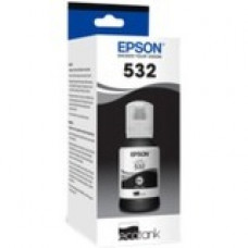 Epson T532 Ink Bottle - Inkjet - Black - 6000 Pages - 4.06 fl oz - Extra High Yield - 1 Pack T532120-S