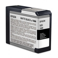 Epson Matte Black Ultrachrome K3 Ink Cartridge (80 ml) - Design for the Environment (DfE), TAA Compliance T580800