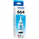 Epson T664 Ink Refill Kit - Inkjet - Cyan - 6500 Pages - 2.37 fl oz T664220-S