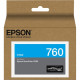 Epson UltraChrome HD T760 Original Ink Cartridge - Inkjet - Cyan - 1 Each T760220