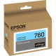 Epson UltraChrome HD T760 Original Ink Cartridge - Inkjet - Light Cyan - 1 Each T760520