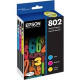 Epson DURABrite Ultra 802 Original Ink Cartridge - Multi-pack - Color - Inkjet T802520-S