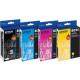 Epson DURABrite Ultra 802XL Original Ink Cartridge Combo Pack - Black, Cyan, Magenta, Yellow - Inkjet - High/Standard Yield - 4 Pack T802XL-BCS