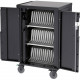 Bretford CoreX Cart - 3 Shelf - 5" Caster Size - Steel - 29.5" Width x 26" Depth x 44.5" Height - Tangerine - For 36 Devices - TAA Compliance TCOREX36-TAG
