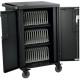 Bretford CoreX Cart - 3 Shelf - 4 Casters - Steel - 29.5" Width x 26" Depth x 44.5" Height - For 45 Devices - TAA Compliance TCOREX45B