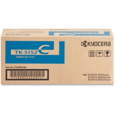 Kyocera TK-5152C Original Toner Cartridge - Laser - 10000 Pages - Cyan - 1 Each TK-5152C