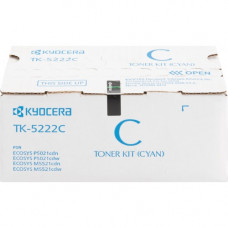 Kyocera TK-5222C Original Toner Cartridge - Cyan - Laser - Standard Yield - 1200 Pages - 1 Each TK-5222C