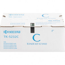 Kyocera TK-5232C Original Toner Cartridge - Cyan - Laser - High Yield - 2200 Pages - 1 Each TK-5232C