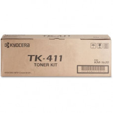 Kyocera Original Toner Cartridge - Laser - 15000 Pages - Black - 1 Each TK411