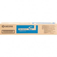 Kyocera TK-5217C Original Toner Cartridge - Cyan - Laser - 15000 Pages - 1 Each - TAA Compliance TK5217C