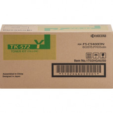 Kyocera TK572Y Original Toner Cartridge - Laser - 12000 Pages - Yellow - 1 Each TK572Y