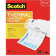 3m Scotch Thermal Laminating Pouches - Sheet Size Supported: Letter 3 mil Thickness - Laminating Pouch/Sheet Size: 9" Width x 11.50" Length x 3 mil Thickness - Glossy - for Document, Photo, Artwork, Certificate, Sign, Card, Schedule, Presentatio