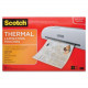3m Scotch Thermal Laminator Pouches - Sheet Size Supported: Menu - Laminating Pouch/Sheet Size: 11.40" Width x 17.40" Length x 3 mil Thickness - Glossy - for Menu, Document, Photo, Craft, Artwork, Schedule, Presentation, Phone List, Certificate,