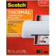 3m Scotch Thermal Laminating Pouches - Laminating Pouch/Sheet Size: 8.90" Width x 11.40" Length x 5 mil Thickness - Glossy - for Photo, Document, Schedule, Presentation, Phone List, Certificate, Sign, Award, Calendar, Artwork - Double Sided, Pho