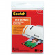 3m Scotch Thermal Laminating Pouches - Sheet Size Supported: 5" Width x 7" Length - Laminating Pouch/Sheet Size: 5.20" Width x 7.20" Length x 5 mil Thickness - Glossy - for Photo, Document, Lists, Card, Recipe, Artwork - Photo-safe, Do
