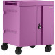Bretford CUBE Cart - 1 Shelf - Push Handle Handle - 4 Casters - Steel, Polypropylene - 30" Width x 26.5" Depth x 37.5" Height - Orchid - For 16 Devices - TAA Compliance TVC16PAC-ORC