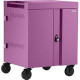 Bretford CUBE Cart - 2 Shelf - Push/Pull Handle - 4 Casters - Steel - 30" Width x 26.5" Depth x 37.5" Height - Orchid - For 32 Devices - TAA Compliance TVC32PAC-270ORC