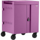 Bretford CUBE Cart - 2 Shelf - Push Handle Handle - 4 Casters - Steel, Polypropylene - 30" Width x 26.5" Depth x 37.5" Height - Orchid - For 32 Devices - TAA Compliance TVC32PAC-ORC