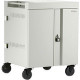 Bretford CUBE Cart - 2 Shelf - Push/Pull Handle - 4 Casters - Steel - 30" Width x 26.5" Depth x 37.5" Height - Concrete - For 36 Devices - TAA Compliance TVC36PAC-270CT