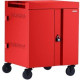 Bretford CUBE Cart 36, AC Charging, Red Paint - 2 Shelf - 4 Casters - Polypropylene, Steel - 30" Width x 26.5" Depth x 37.5" Height - Red - For 36 Devices - TAA Compliance TVC36PAC-RED