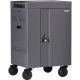 Bretford CUBE Cart Mini - 2 Shelf - Push/Pull Handle - 4 Casters - Steel - 24" Width x 21" Depth x 37.5" Height - Orchid - For 20 Devices - TAA Compliance TVCM20PAC-270ORC