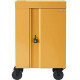Bretford CUBE Cart Mini - 2 Shelf - Steel - 24" Width x 21" Depth x 37.5" Height - Mustard - For 20 Devices - TAA Compliance TVCM20PAC-MUS