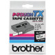 Brother 12mm (1/2") Black on Clear Laminated Tape (15m/50') (1/Pkg) - TAA Compliance TX-1311