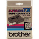 Brother 24mm (1") Black on Clear Laminated Tape (15m/50') (1/Pkg) - TAA Compliance TX-1511