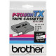 Brother 9mm (3/8") Black on White Laminated Tape (15m/50') (1/Pkg) - TAA Compliance TX-2211