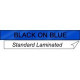 Brother 12mm (1/2") Black on Blue Laminated Tape (15m/50') (1/Pkg) TX-5311