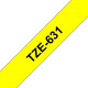 Brother P-touch TZe TZe631 Label Tape - 15/32" - Rectangle - Blue, Yellow - 1 Pack TZE-6312PK