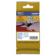 Brother 12mm (1/2") Navy Blue on White Fabric Iron-on Non-Laminated Tape (8m/26.2') (1/Pkg) - TAA Compliance TZEFA3