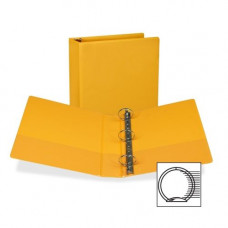 Samsill Fashion Color Round Ring Presentation View Binders - 2" Binder Capacity - Letter - 8 1/2" x 11" Sheet Size - 450 Sheet Capacity - Round Ring Fastener(s) - 2 Internal Pocket(s) - Vinyl, Chipboard - Coral - Recycled - 2 / Pack - TAA C