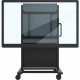 Viewsonic VB-BLM-005 - BalanceBox 650 Height-adjustable Mobile Cart for 65" - 75" Displays - 47.5" Width x 90.1" Depth x 41.7" Height VB-BLM-005