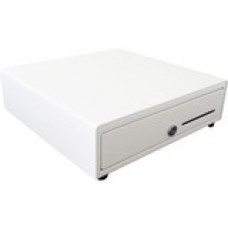 Apg Cash Drawer Vasario 1313 Cash Drawer - 4 Bill - 4 Coin - White - 4" Height x 13.1" Width x 13.1" Depth - TAA Compliance VB320-1-AW1313-B27