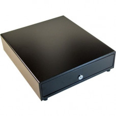 Apg Cash Drawer Vasario 1416 Cash Drawer - 4 Bill - 5 CoinPrinter Driven - Black - 3.5" Height x 13.8" Width x 16.3" Depth VP320-BL1416-542