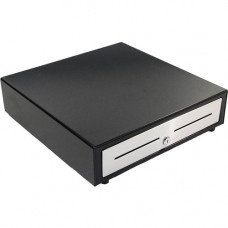 Apg Cash Drawer Vasario 1616 Cash Drawer - 5 Bill - 5 Coin - 2 Media Slot - 4 Lock Position - Stainless Steel, Plastic - Textured Black - 4.3" Height x 16.2" Width x 16.3" Depth - TAA Compliance VBS320-BL1616