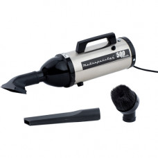 Metropolitan Vacuum Cleaner  MetroVac Evolution Hand Vac VM4SB500 - 559.27 W Motor - Bagged - Nozzle, Dusting Brush, Crevice Tool - 12 ft Cable Length - 523.6 gal/min - AC Supply - 120 V AC - 4.50 A - Satin Nickel, Black VM4SB500