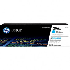 HP 206A Original Toner Cartridge - Cyan - Laser - 1250 Pages - 1 Each - TAA Compliance W2111A