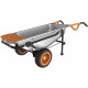 Positec Industrial  Ltd Worx Aerocart 8-in-1 All-Purpose Wheelbarrow / Yard Cart / Dolly - 300 lb Capacity WG050