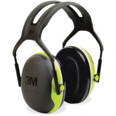 3m Peltor X4A Earmuff - Lightweight, Comfortable, Cushioned, Adjustable Headband, Durable - Noise, Noise Reduction Rating Protection - Foam Liner, Steel - Black, Green - 1 / Each - TAA Compliance X4A