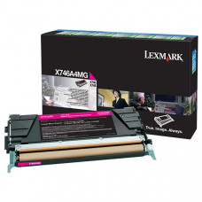 Lexmark Magenta Return Program Toner Cartridge for US Government (7,000 Yield) (TAA Compliant Version of X746A1MG) - TAA Compliance X746A4MG
