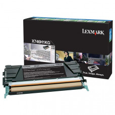 Lexmark High Yield Black Return Program Toner Cartridge (12,000 Yield) X746H1KG