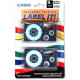 Casio EZ-Label Printer Tape Cartridges - 3/8" Width x 26 ft Length - Clear - 2 / Pack - TAA Compliance XR9X2S