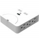 Inland 6 Outlets Walltap 2 USB Charging 3.1A 600 Joules - 6 x AC Power, 2 x USB - 1875 VA - 600 J - 120 V AC Input 03218