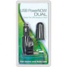 Digital Treasures PowerLine 07379 Dual-USB Auto/AC Adapter - 12 V DC Input - 1.50 A Output 07379