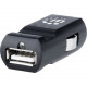 Manhattan 1-Port USB Car Charger - Includes one 2.1A Type-A USB female port - RoHS, WEEE Compliance 101714