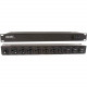 Vertiv Co Geist JRN102-101D15ST5 10-Outlets PDU - Basic - NEMA 5-15P - 10 x NEMA 5-15R - 120 V AC - 1U - Horizontal - Rack-mountable - TAA Compliance 11519